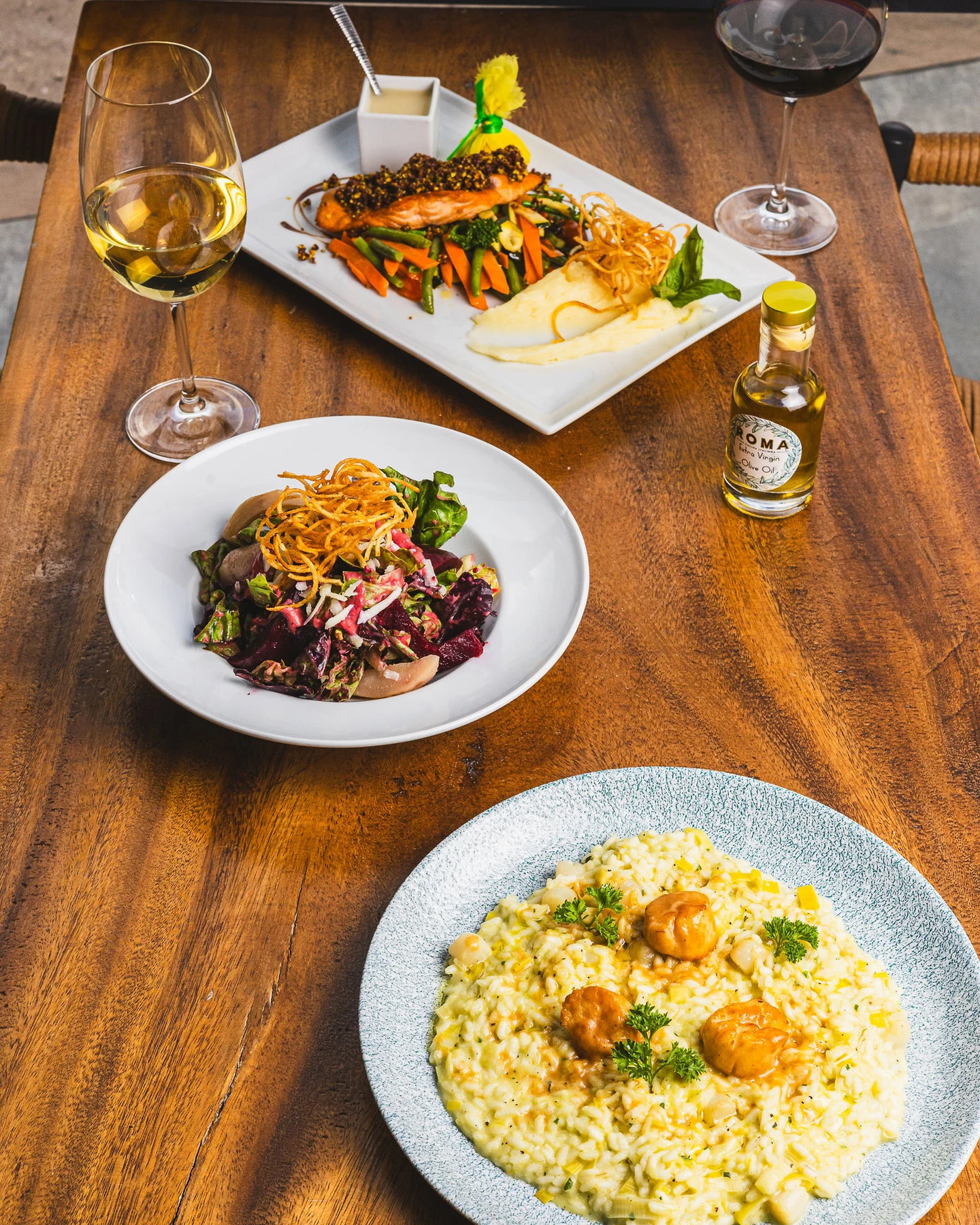 Pasta and Italian dishes served at Roma